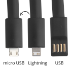cablu de incarcare USB breloc, Holnier 4