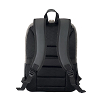 Laptop backpack in eco-leather and polycotton 3