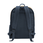 Recycled canvas backpack with padded notebook compartment 3