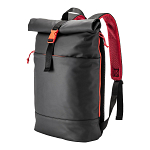 Water resistant soft pu laptop backpack, notebook compartment 1