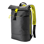 Water resistant soft pu laptop backpack, notebook compartment 1