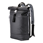 Water resistant soft pu laptop backpack, notebook compartment 1