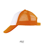 BUBBLE KIDS WHITE/NEON ORANGE 4