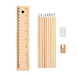 Set de 12 creioane de lemn 1