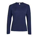 SPORTY LSL WOMEN French navy L 2