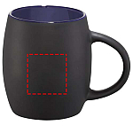 Hearth 400 ml ceramic mug with wooden coaster 4
