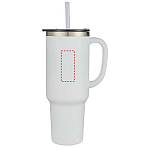 Sydney 1200 ml double wall RCS certified copper vacuum insulated tumbler with straw 4