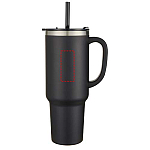 Sydney 1200 ml double wall RCS certified copper vacuum insulated tumbler with straw 4