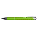 Moneta aluminium click ballpoint pen (blue ink) 4