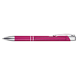 Moneta aluminium click ballpoint pen (blue ink) 4