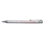 Moneta anodized aluminium click ballpoint pen (blue ink) 4