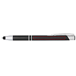 Moneta anodized aluminium click stylus ballpoint pen (blue ink) 4