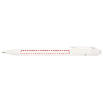 Chartik monochromatic recycled paper ballpoint pen with matte finish (black ink) 4
