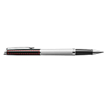 Hemisphere colour blocking rollerball pen with palladium trim (black ink) 4