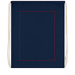 Orissa 100 g/m² organic cotton drawstring bag 5L 3