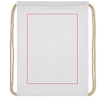 Oregon 140 g/m² cotton drawstring bag 5L 4