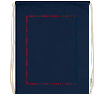 Orissa 140 g/m² organic cotton drawstring bag 5L 3