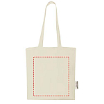 Madras 140 g/m2 GRS recycled cotton tote bag 7L 4