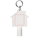 Maximilian house-shaped recycled utility key keychain 4