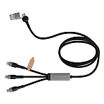 SCX.design C53 100W 5-in-1 rPET ultra fast charging cable 4