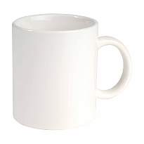 White grade a ceramic mug, suitable for dishwashers and microwaves, white box (0.32 l)