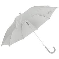 Automatic umbrella with telescopic plastic drip-catcher system
