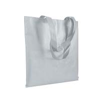 Stitched 80 g/m2 non-woven fabric shopping bag, long handles