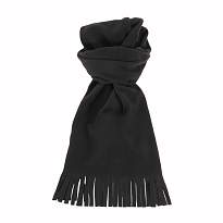 Fleece scarf with tassels