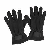 Women fleece gloves with customizable label