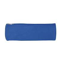 600d polyester cylindrical pencil case with zip closure