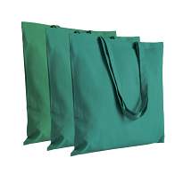 220 g/m2 cotton shopping bag, long handles - different shades within the same batch