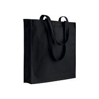 220 g/m2 cotton shopping bag, long handles and gusset