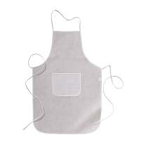 Non-woven fabric (80 g/m2) long cooking apron with front pocket, 60 x 90 cm