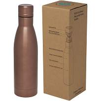 Vasa 500 ml Sticla Termoizolanta din Otel Inoxidabil Recycled RCS cu Cupru