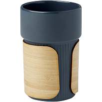Fika 340 ml tumbler cu maneca din bambus