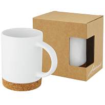 Neiva 425 ml ceramic mug with cork base