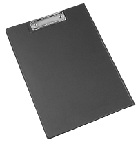Plastic folder with a4 notepad, clipboard and pen loop
