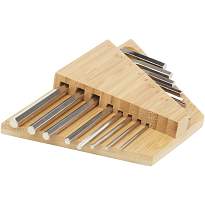 Allen bamboo hex key tool set