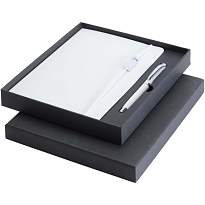 Legato Elegance A5 hard cover notebook and rollerball pen set