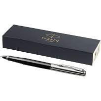 Jotter plastic with stainless steel rollerbal pen