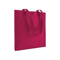 Heat-sealed 70 g/m2 non-woven fabric shopping bag, long handles