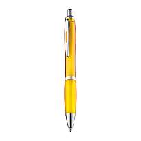 Ball pen with rubber grip