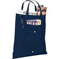 Maple buttoned foldable non-woven tote bag