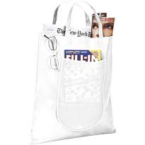 Maple buttoned foldable non-woven tote bag