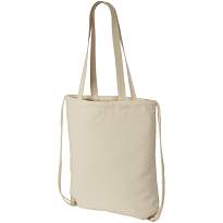 Eliza 240 g/mp cotton drawstring backpack