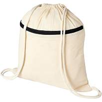 Oregon zippered drawstring backpack