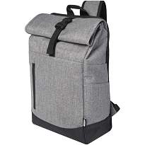 Hoss 15.6 GRS recycled roll-up laptop backpack 12L