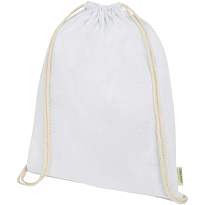 Orissa 140 g/m² GOTS organic cotton drawstring backpack