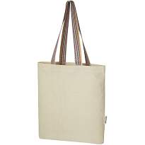 Rainbow 180 g/m² recycled cotton tote bag 5L