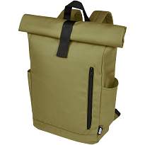 Byron 15.6 GRS RPET roll-top backpack 18L